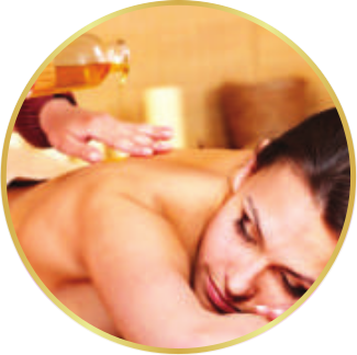 Aroma Oel Massage